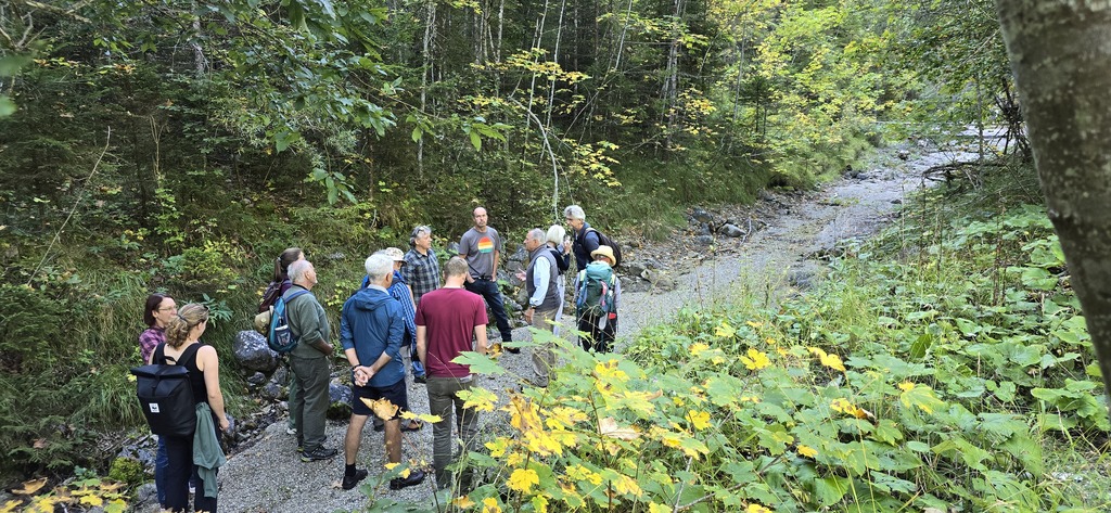 Exkursion rund um den Walchensee und Kochelsee (Foto Catherine Grist am 20.09.2025)