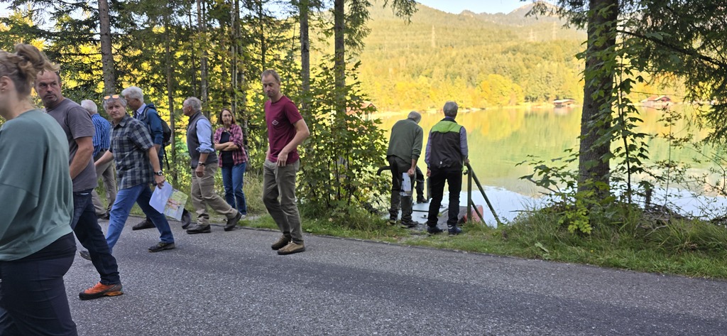 Exkursion rund um den Walchensee und Kochelsee (Foto Catherine Grist am 20.09.2025)
