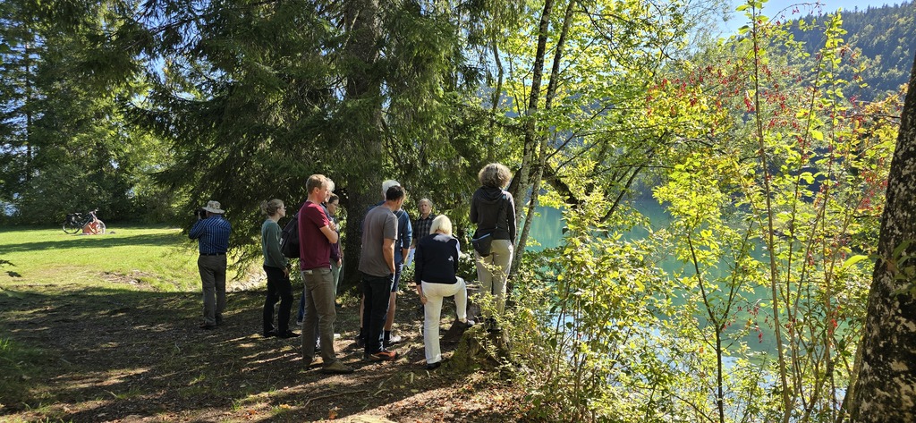 Exkursion rund um den Walchensee und Kochelsee (Foto Catherine Grist am 20.09.2025)